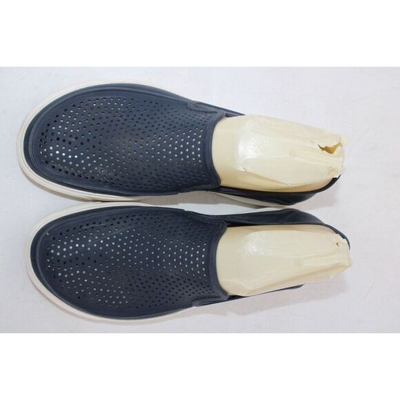 Crocs CitiLane Roka 204622 Blue Perforated Slip On Shoes Womens Size 5 - Picture 3 of 11